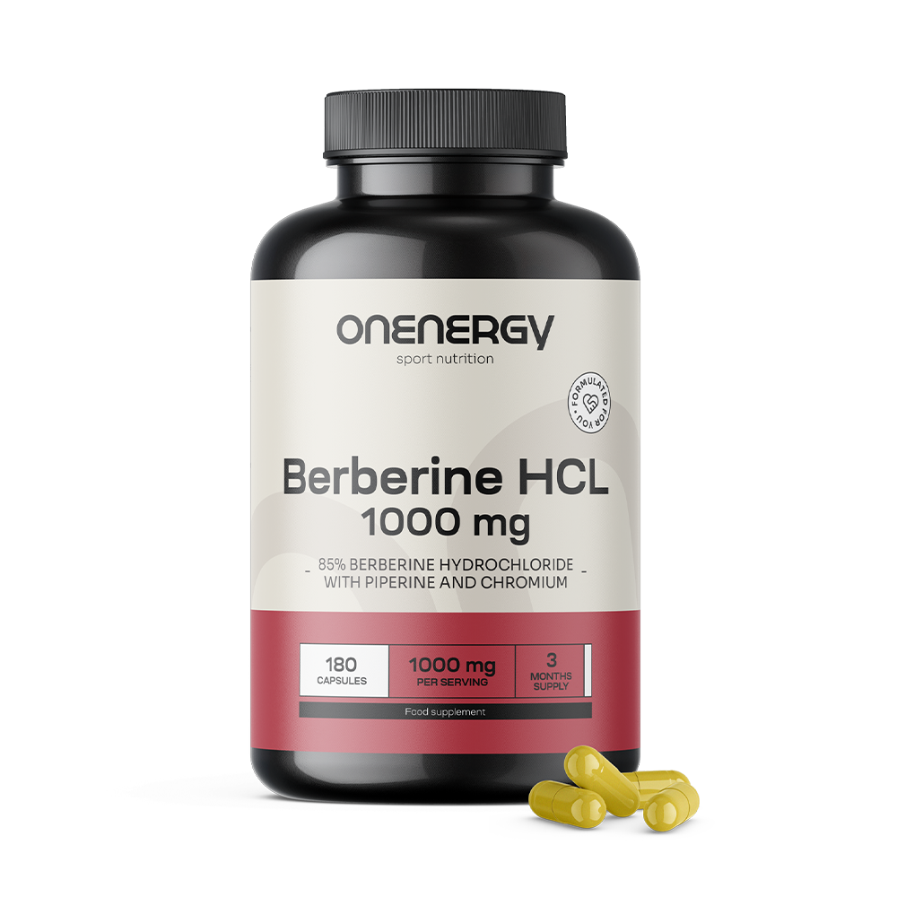 Berberine HCL 1000 mg - with piperine and chromium