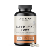 Vitamins D3 + K1 + K2 FORTE, 180 capsules