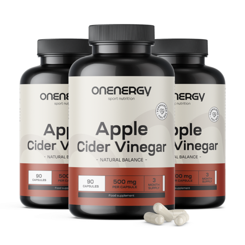 3x Apple Cider Vinegar – Extract, total 270 capsules