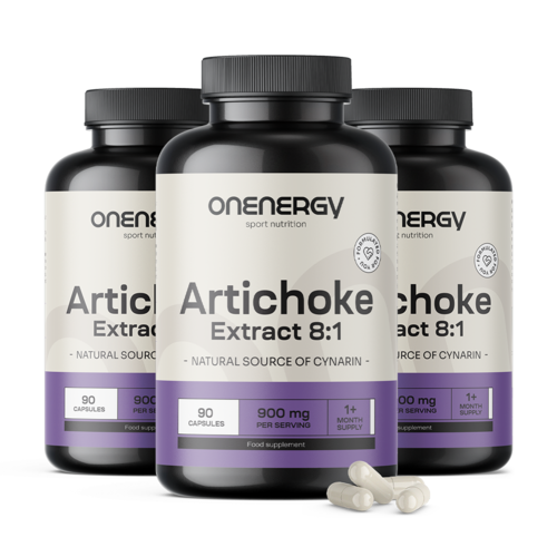 3x Artichoke – Extract 8:1, total 270 capsules