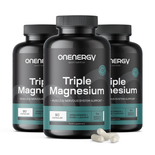 3x Triple Magnesium, total 270 capsules