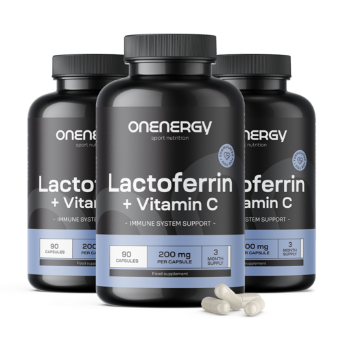 3x Lactoferrin 200 mg, total 270 capsules
