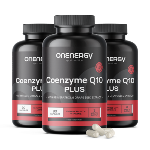 3x Coenzyme Q10 Plus, total 270 capsules