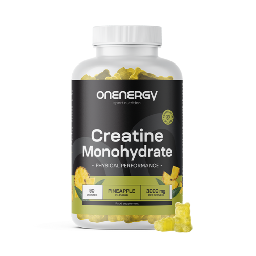 Creatine Monohydrate 3000 mg – Pineapple, 90 gummies