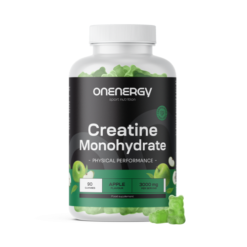 Creatine Monohydrate 3000 mg - Apple, 90 gummies