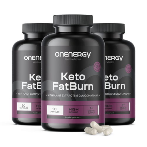 3x Keto FatBurn, total 270 capsules