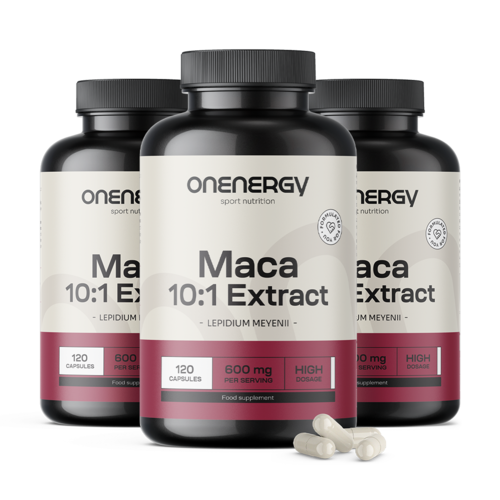 3x Maca - 10:1 Extract, total 360 capsules