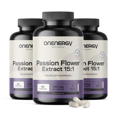 3x Passionflower – 15:1 Extract, total 270 capsules