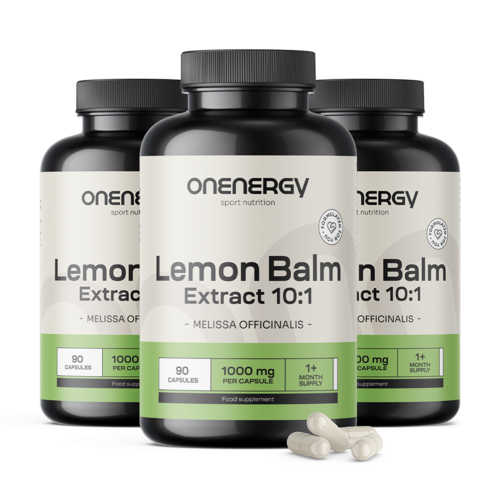 3x Lemon Balm – 10:1 Extract, total 270 capsules