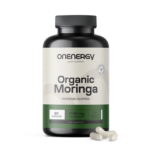 Organic Moringa 1100 mg, 90 capsules