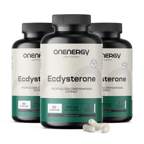 3x Ecdysterone 300 mg, total 180 capsules