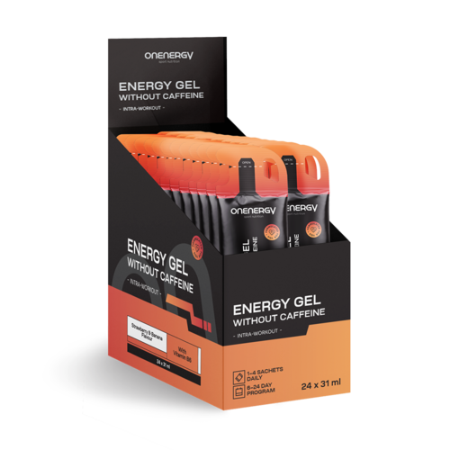 Caffeine-Free Energy Gel – Strawberry & Banana, 24 x 31 ml