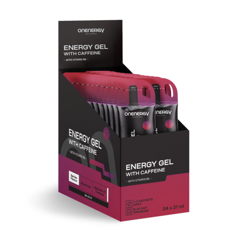 Caffeine Energy Gel – Berry, 24 x 31 ml