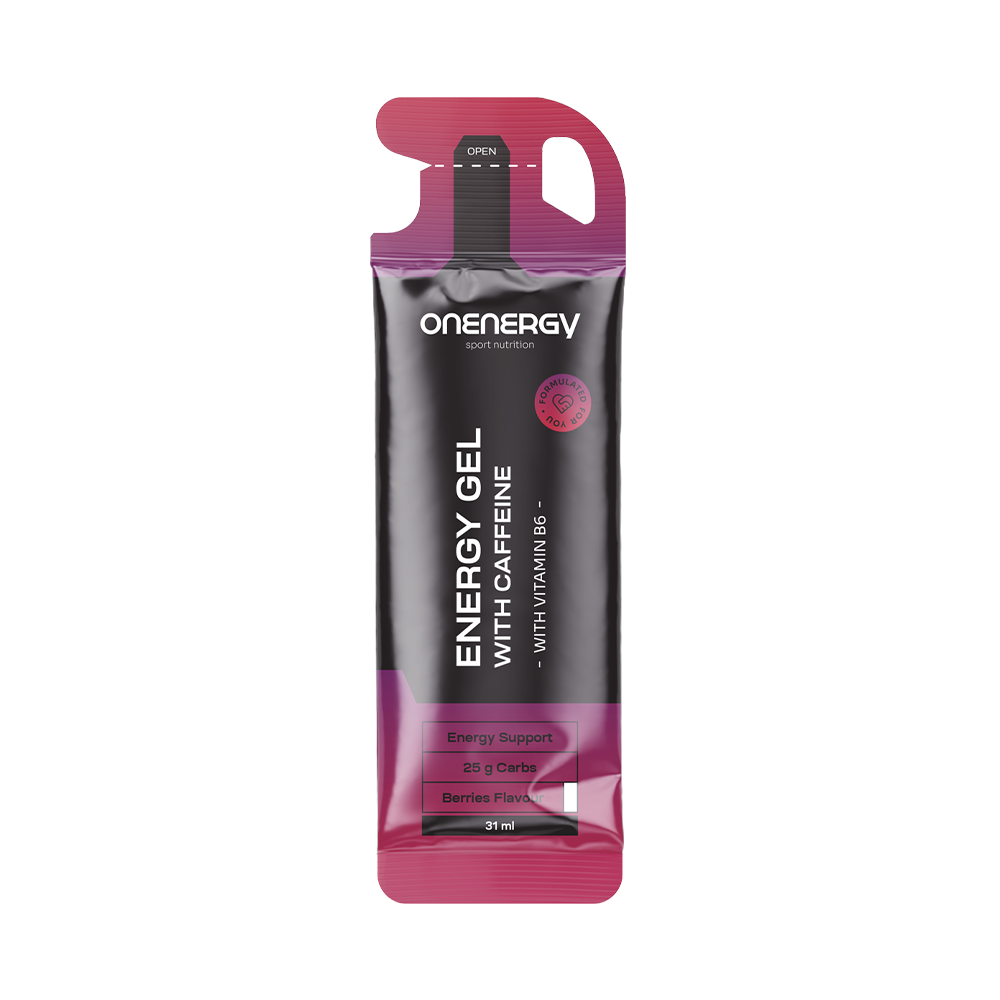 Energy gel in a sachet