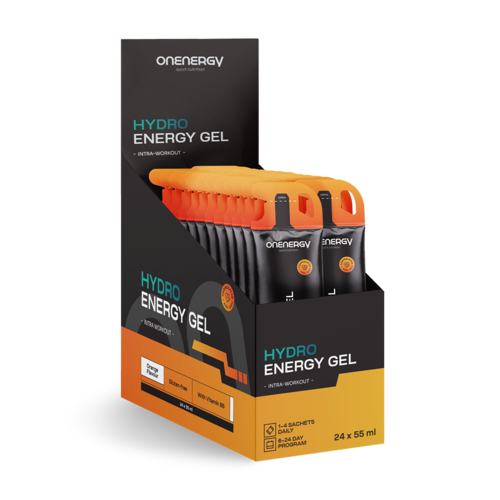 Hydro Energy Gel – Orange, 24 x 55 ml