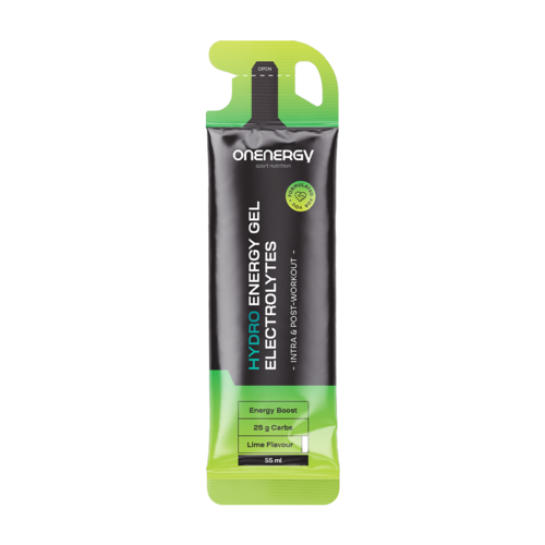 Hydro Energy Gel with Electrolytes – Lime, 55 ml