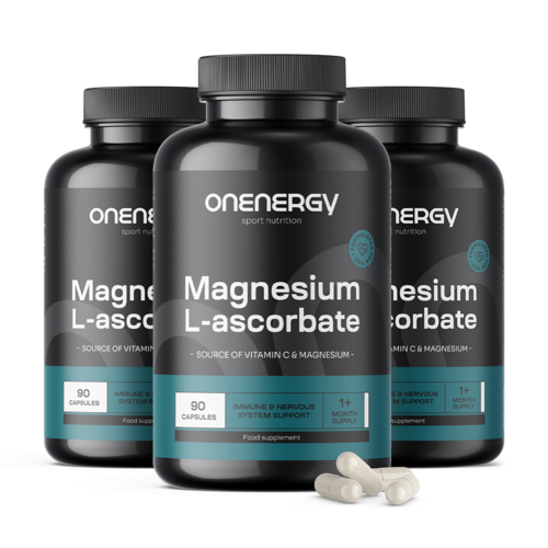 3x Magnesium L-ascorbate, total 270 capsules