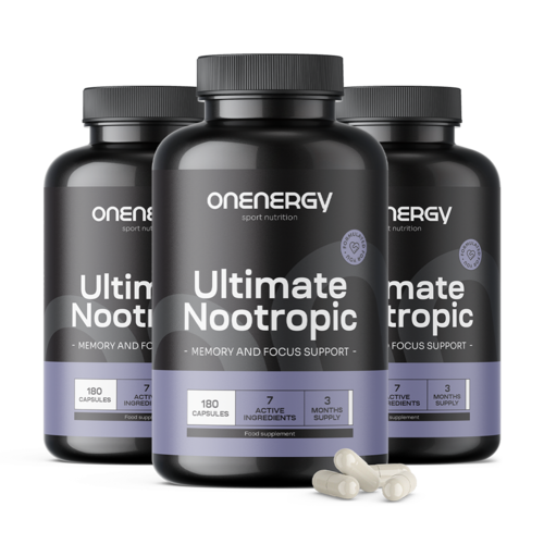 3x Ultimate Nootropic – Cognitive Function Support Complex, total 540 capsules