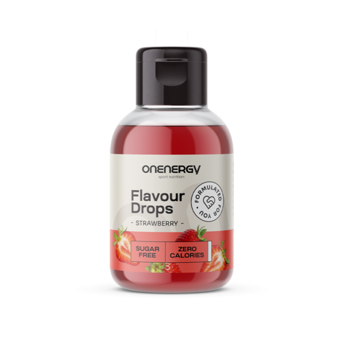 Flavor Drops with Sweetener – Strawberry, 50 ml