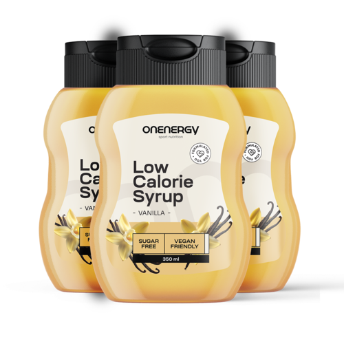 3x Low-Calorie Syrup with Sweeteners – Vanilla, total 1050 ml