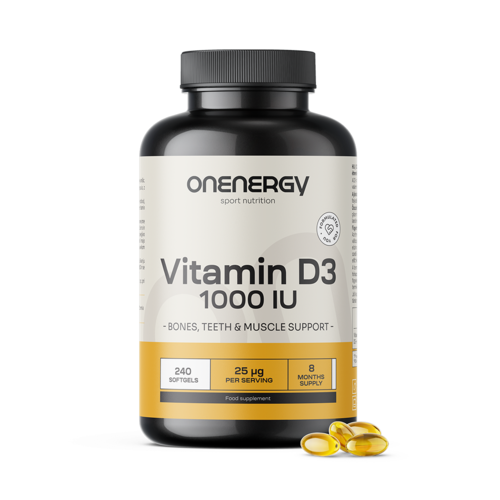 Vitamin D3 1000 IU, 240 softgels