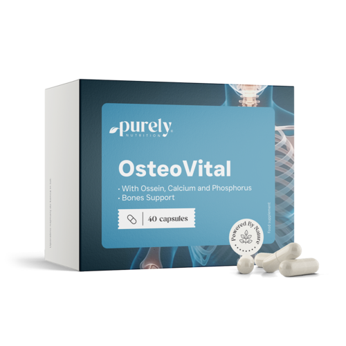 OsteoVital – Ossein, Calcium and Phosphorus Complex, 40 capsules