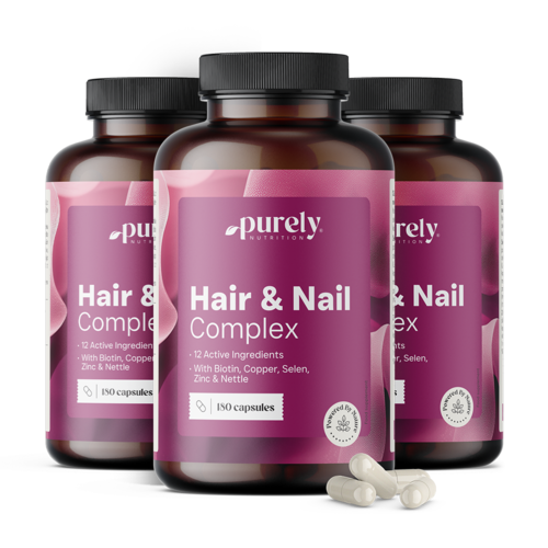 3x Hair & Nail Complex – Vitamins and Minerals for Hair and Nails, total 540 capsules