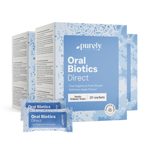 3x Oral Biotics DIRECT, total 60 sachets