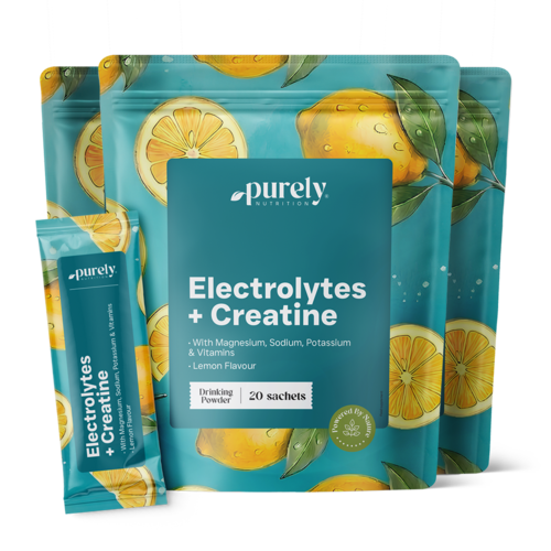 3x Electrolytes with Creatine – Lemon, total 60 sachets
