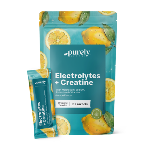 Electrolytes with Creatine – Lemon, 20 sachets