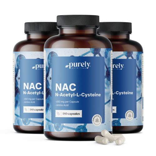 3x NAC 650 mg, total 540 capsules
