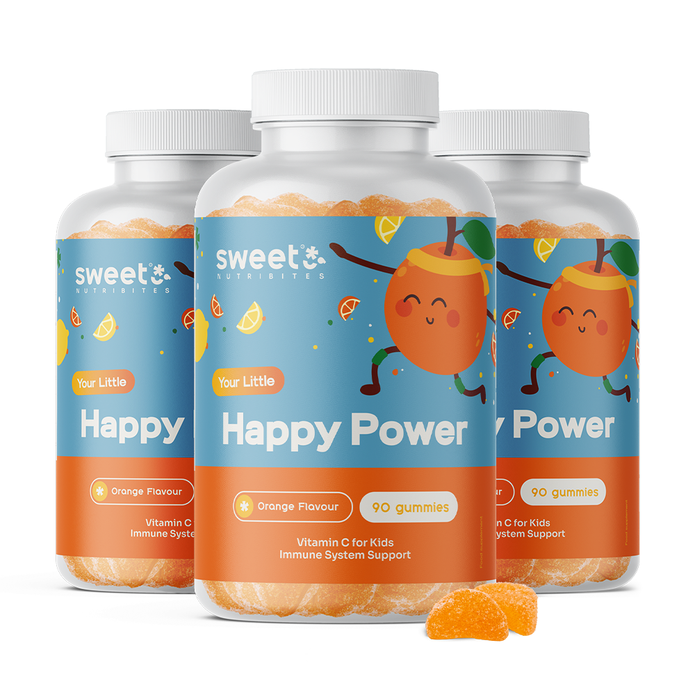 Happy Power – gumiji za otroke z vitaminom C